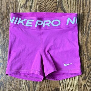 Nike Pro Fuchsia Shorts